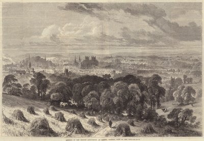 Meeting of the British Association at Exeter, General View of the City by Samuel Read